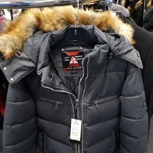 Men's Heavyweight Jacket: Large/SP-1704-Dark Gray